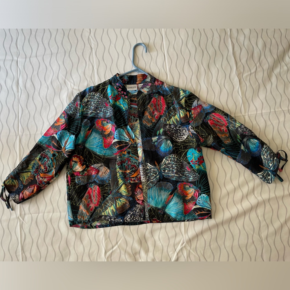 Chico's Lightweight Butterfly Jacket